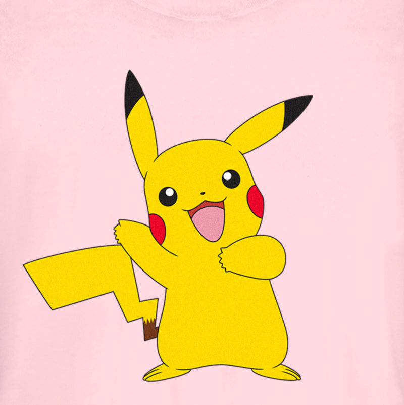 Junior's Pokemon Pikachu Happy Dance T-Shirt