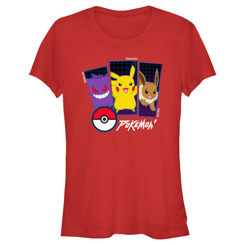 Junior's Pokemon Classic Trio T-Shirt