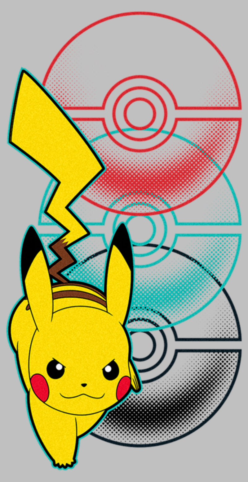 Women's Pokemon Pikachu Poke Balls T-Shirt
