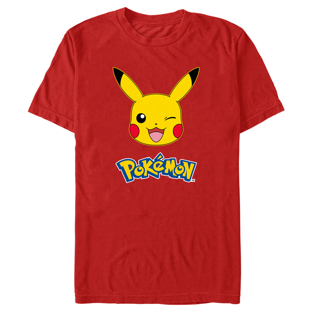 Men's Pokemon Logo Pikachu Wink T-shirt – Fifth Sun