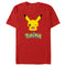 Men's Pokemon Logo Pikachu Wink T-Shirt