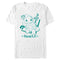 Men's Pokemon Squirtle Graffiti Outline T-Shirt