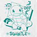 Men's Pokemon Squirtle Graffiti Outline T-Shirt