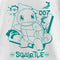 Girl's Pokemon Squirtle Graffiti Outline T-Shirt