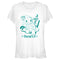 Junior's Pokemon Squirtle Graffiti Outline T-Shirt