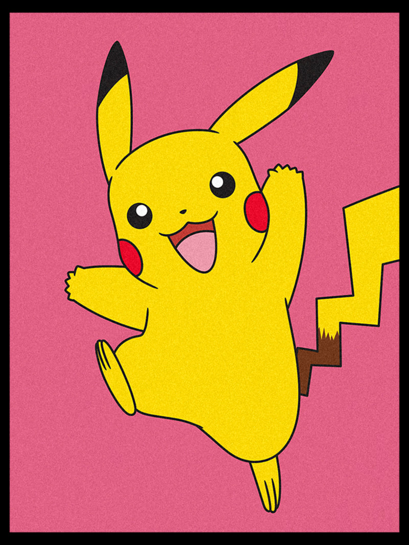 Men's Pokemon Pikachu Happy Jump T-Shirt