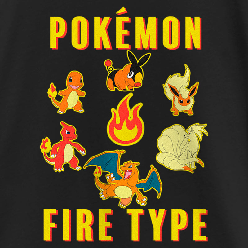 Girl's Pokemon Generations Fire Type T-Shirt
