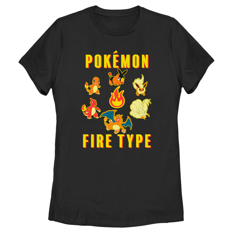 Women's Pokemon Generations Fire Type T-Shirt