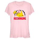 Junior's Pokemon Recharging Pikachu T-Shirt