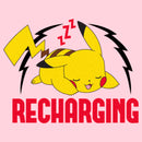 Junior's Pokemon Recharging Pikachu T-Shirt