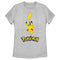 Women's Pokemon Logo Running Pikachu T-Shirt