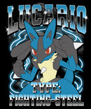 Men's Pokemon Lucario Type: Fighting-Steel T-Shirt