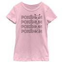 Girl's Pokemon Starter Heads Outline T-Shirt