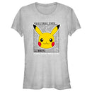 Junior's Pokemon Pikachu Electric Type T-Shirt