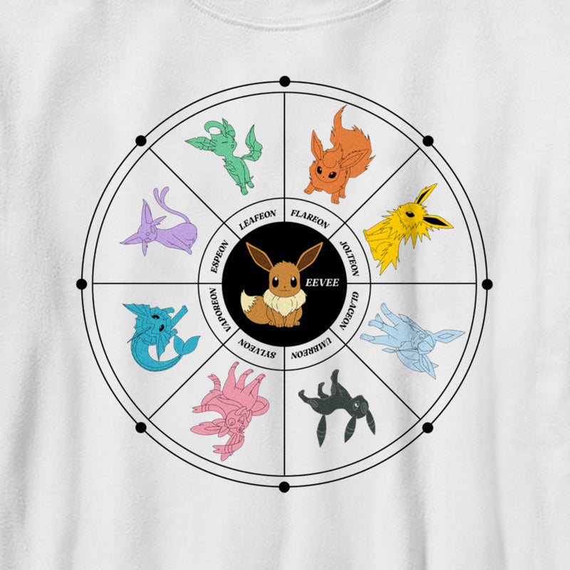 Boy's Pokemon Evolutions Wheel T-Shirt