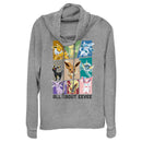 Junior's Pokemon All About Eevee Eeveeloution Cowl Neck Sweatshirt