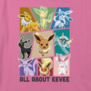 Girl's Pokemon All About Eeveelutions T-Shirt