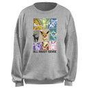 Junior's Pokemon All About Eevee Sweatshirt