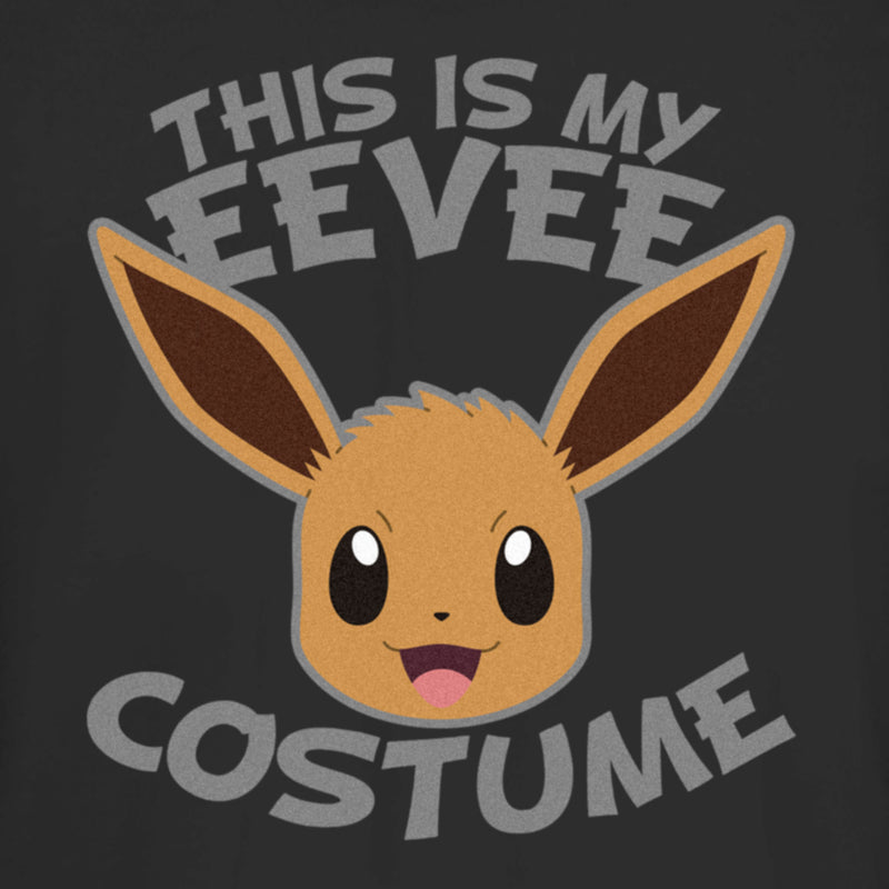 Junior's Pokemon Halloween This is my Eevee Costume T-Shirt