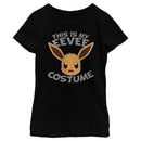 Girl's Pokemon Halloween This is my Eevee Costume T-Shirt