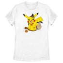 Women's Pokemon Halloween Pikachu Witch Costume T-Shirt