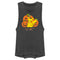 Junior's Pokemon Halloween Pikachu Jack-O'-Lanterns Festival Muscle Tee