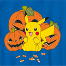 Boy's Pokemon Halloween Pikachu Jack-O'-Lanterns T-Shirt