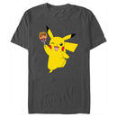 Men's Pokemon Halloween Pikachu Caramel Apple T-Shirt