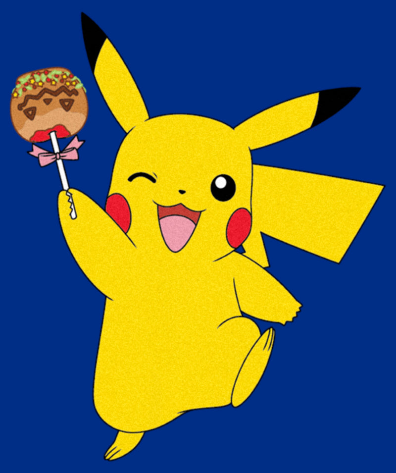 Junior's Pokemon Halloween Pikachu Caramel Apple T-Shirt