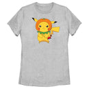 Women's Pokemon Halloween Pumpkin Pikachu T-Shirt