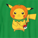 Boy's Pokemon Halloween Pumpkin Pikachu T-Shirt