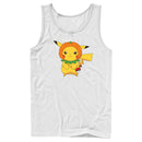 Men's Pokemon Halloween Pumpkin Pikachu Tank Top