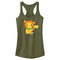 Junior's Pokemon Halloween Pumpkin Pikachu Racerback Tank Top