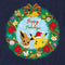 Men's Pokemon Pikachu and Eevee Happy Holidays T-Shirt