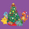 Girl's Pokemon Christmas Tree Characters T-Shirt