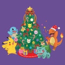 Women's Pokemon Christmas Tree Characters Racerback Tank Top