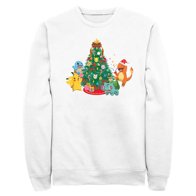 Men's Pokemon Christmas Tree Characters Sweatshirt