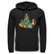 Men's Pokemon Christmas Tree Characters Pull Over Hoodie