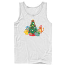 Men's Pokemon Christmas Tree Characters Tank Top