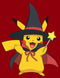 Men's Pokemon Halloween Pikachu Witch Costume T-Shirt