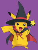 Girl's Pokemon Halloween Pikachu Witch Costume T-Shirt