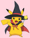 Junior's Pokemon Halloween Pikachu Witch Costume T-Shirt