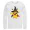 Men's Pokemon Halloween Pikachu Magic Wand Long Sleeve Shirt