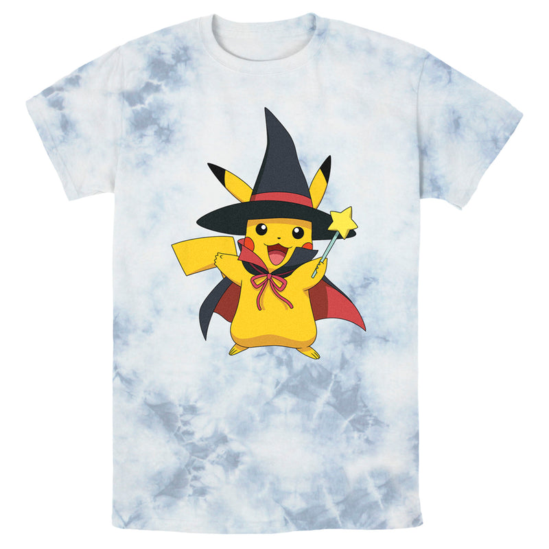 Men's Pokemon Halloween Pikachu Magic Wand T-Shirt