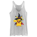 Women's Pokemon Halloween Pikachu Magic Wand Racerback Tank Top