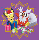 Girl's Pokemon Christmas Pikachu and Delibird Happy Holidays T-Shirt