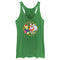 Women's Pokemon Christmas Pikachu and Delibird Happy Holidays Racerback Tank Top