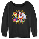 Junior's Pokemon Christmas Pichu and Delibird Happy Holidays Sweatshirt