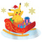 Girl's Pokemon Christmas Pikachu Sleigh T-Shirt