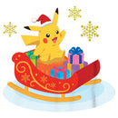 Boy's Pokemon Christmas Pikachu Sleigh T-Shirt